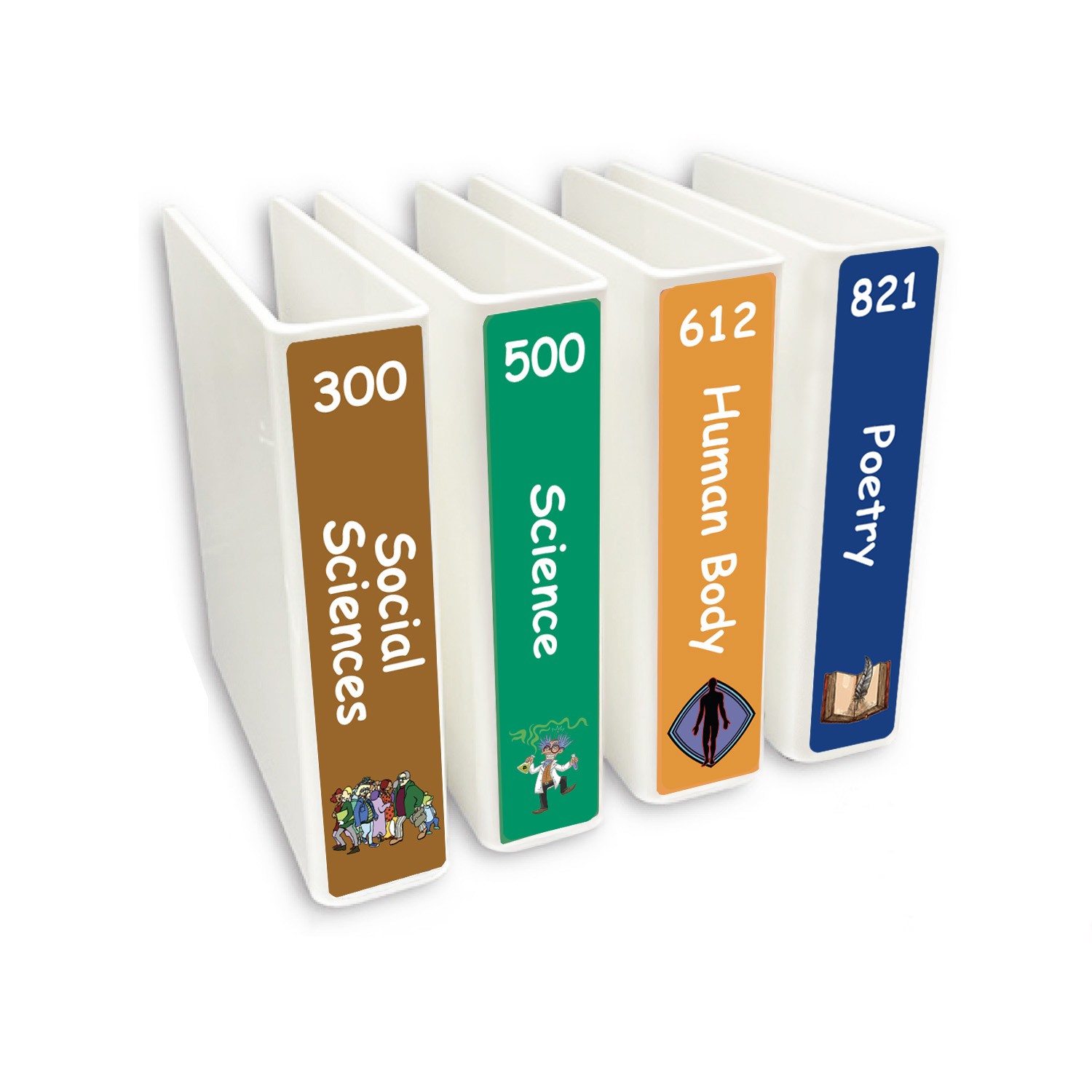 Junior Expanded Non Fiction Slimline Divider Starter Pack 250mm