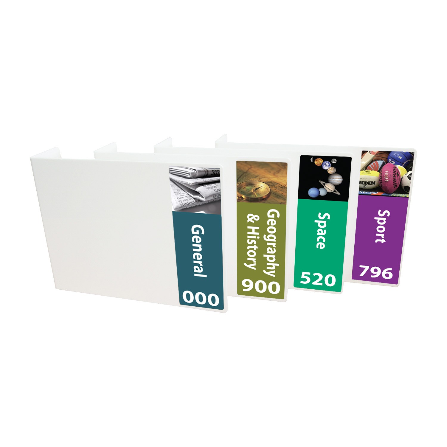 Senior Expanded Non Fiction Acrylic Collection Divider Starter Pack (double-sided)