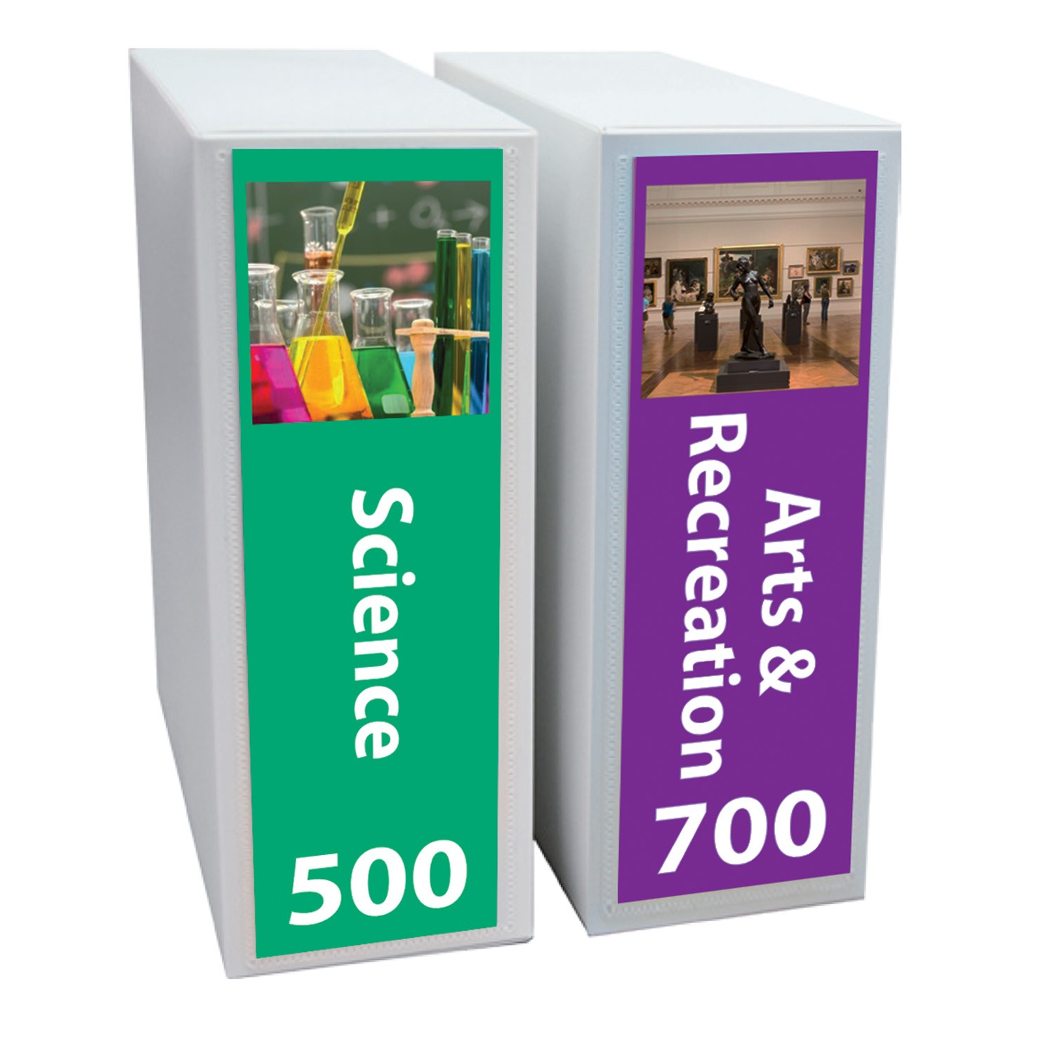 Senior Subjects Expanded Non Fiction Shelf Divider Starter Pack 200mm