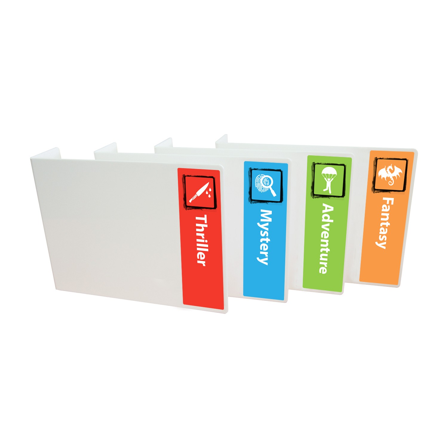 Icon Genre Acrylic Collection Divider Starter Pack (double-sided)