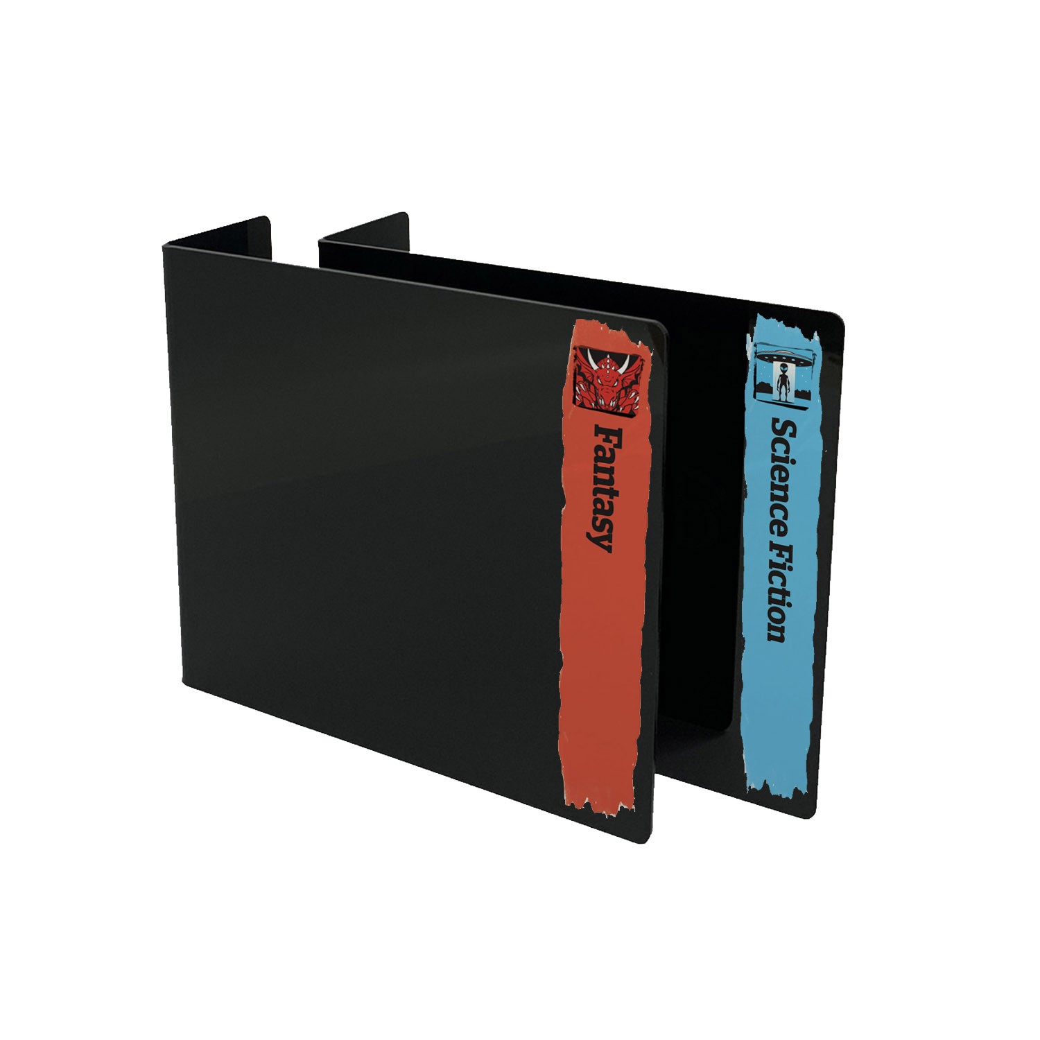 Mini Senior Genre Acrylic Collection Divider Starter Pack (double-sided)(Black)