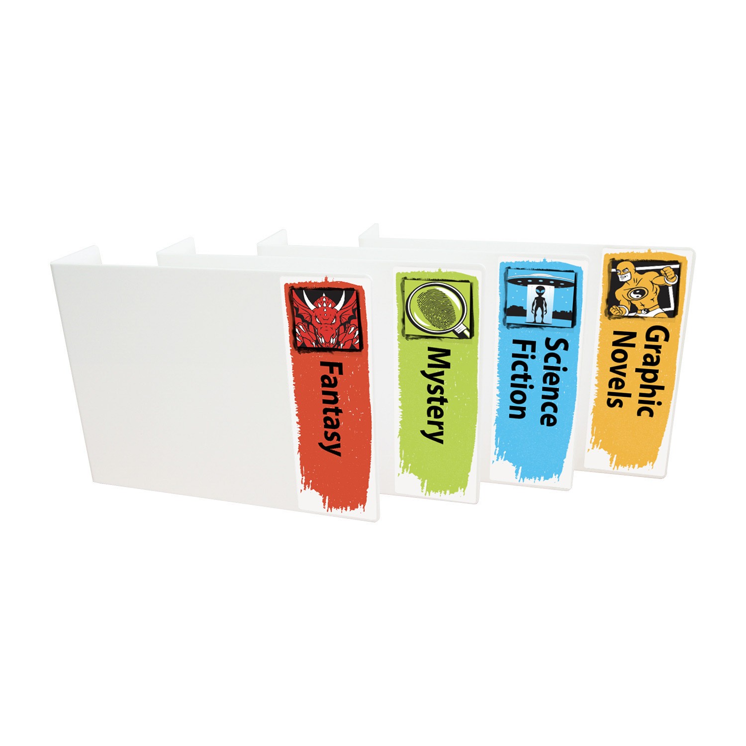 Senior Genre Acrylic Collection Divider Starter Pack (single-sided)