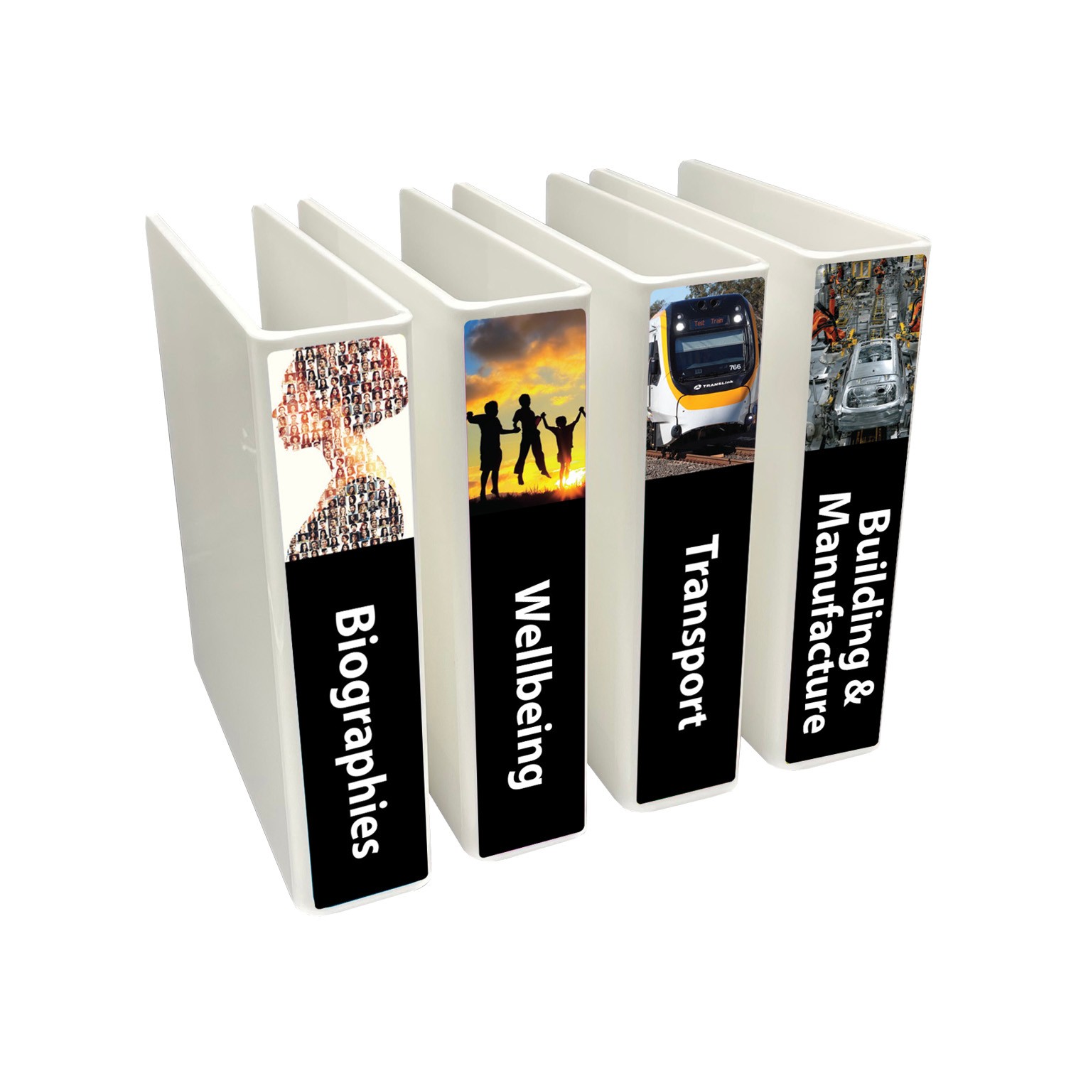 Senior Non Fiction Genre Slimline Divider Starter Pack 200mm