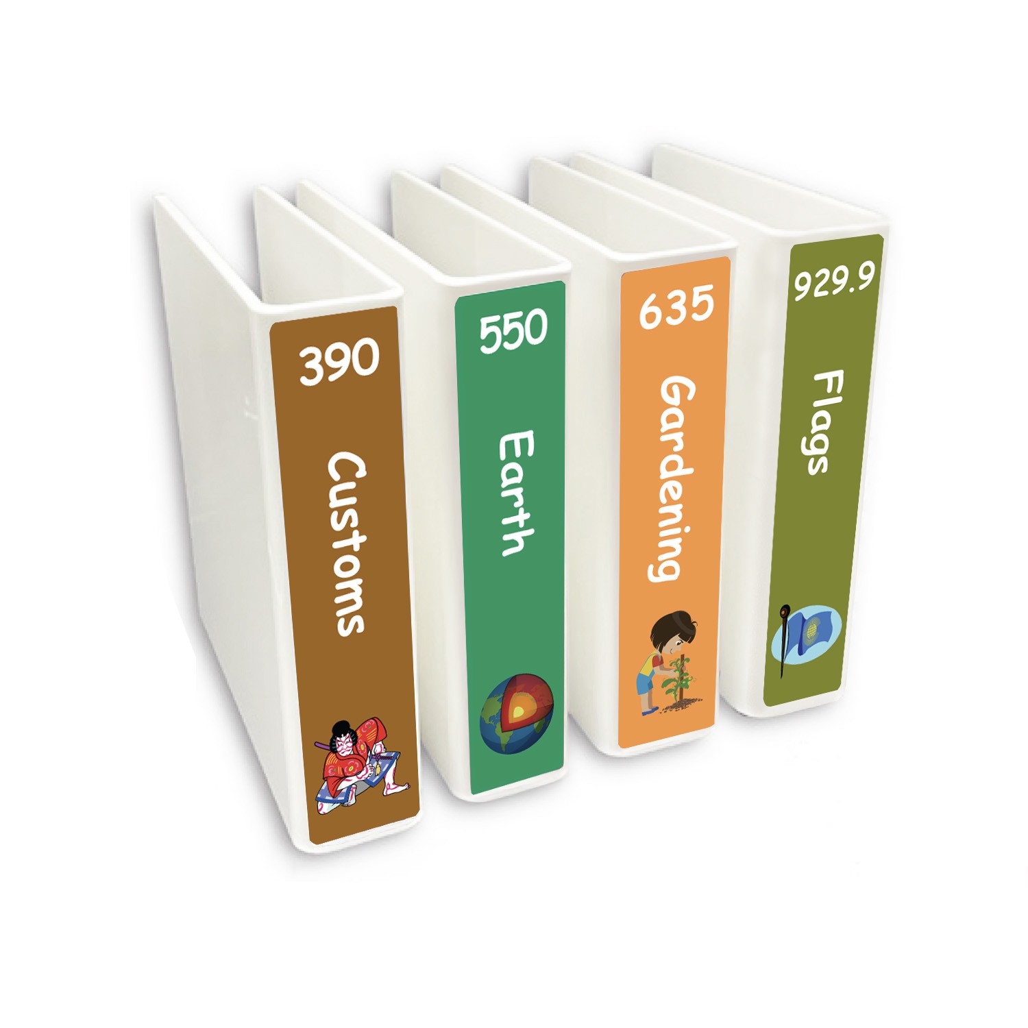 Junior Expanded Non Fiction Slimline Divider Pack Set 3 200mm