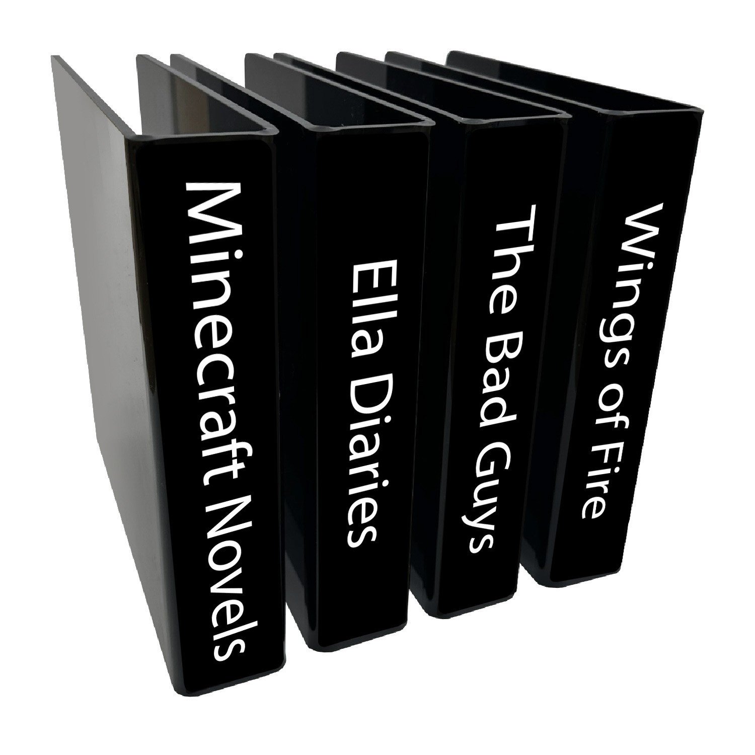 Junior Series Set 1 Text Only Slimline Divider Pack (Black)