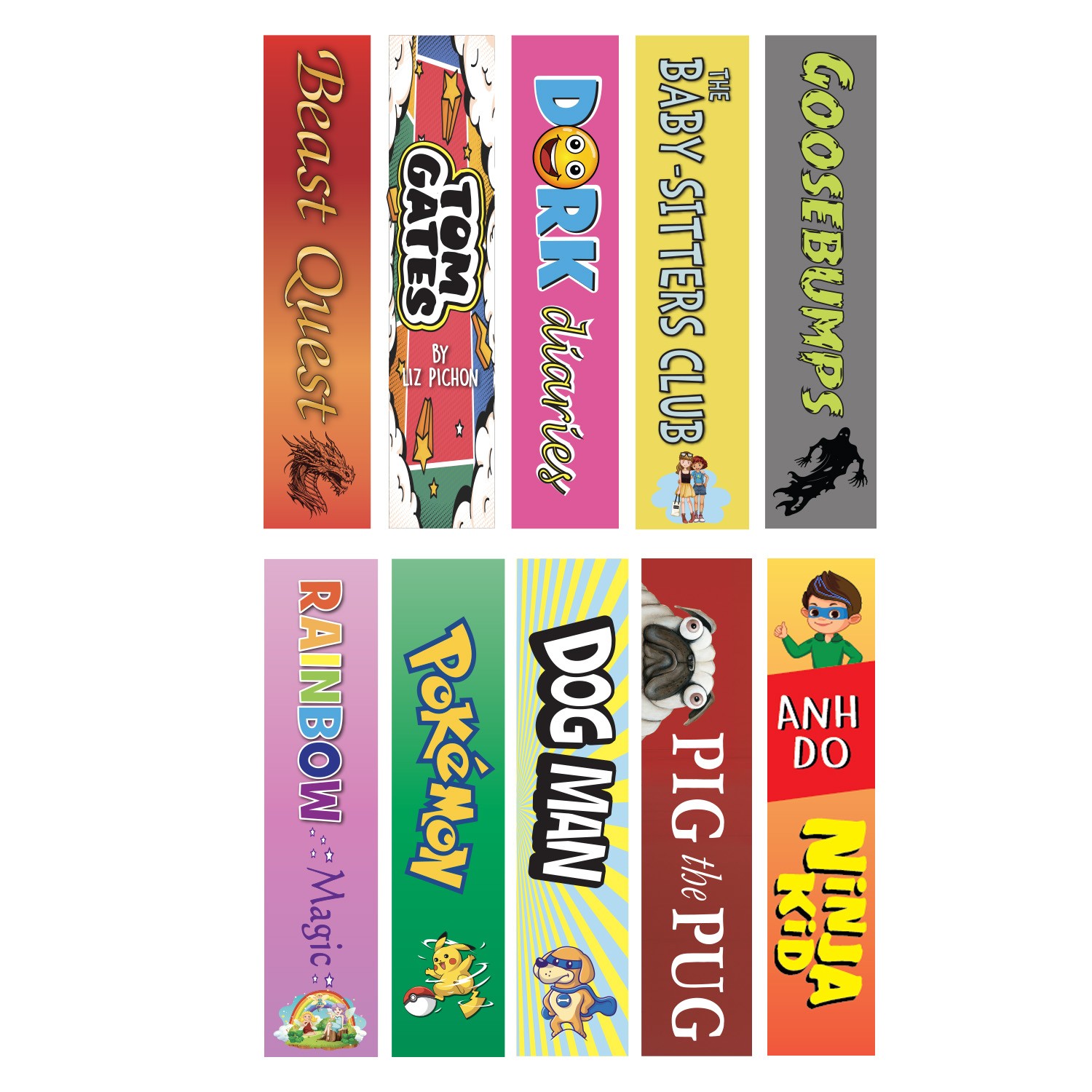 Junior Series Set 2 Slimline Divider Pack 250mm (Black)