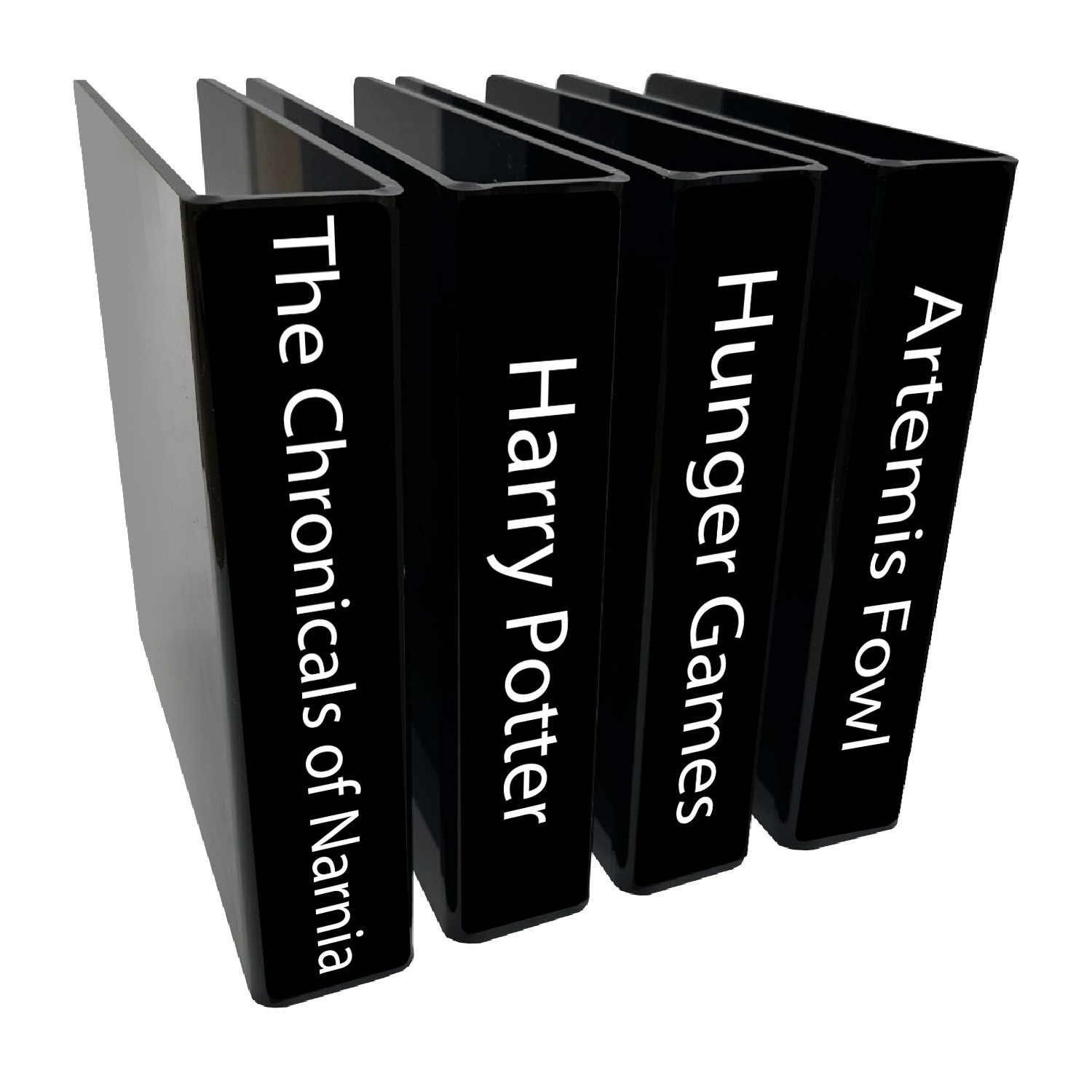 Senior Series Set 1 Text Only Slimline Divider Pack 250mm x 250mm (Black)
