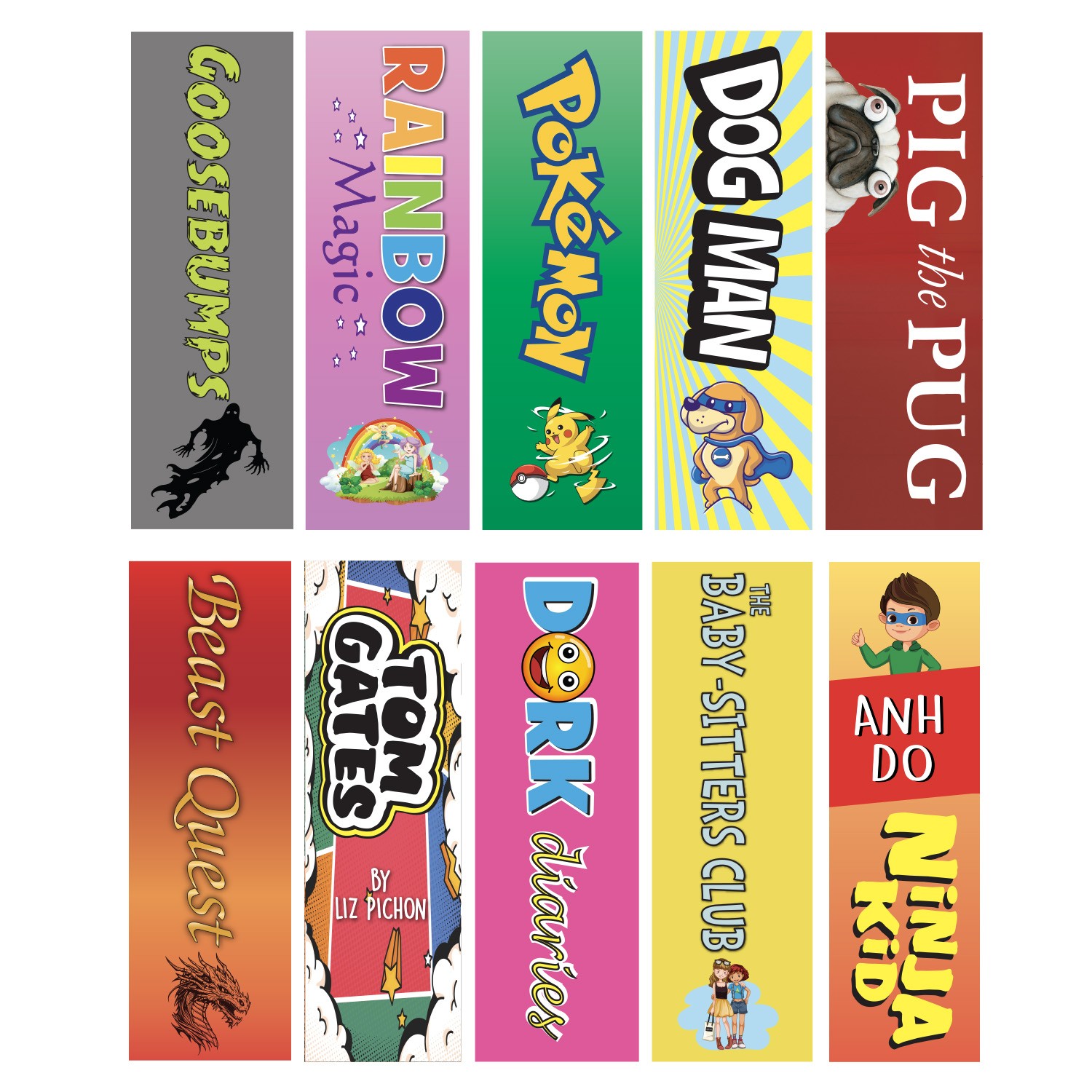 Junior Series Set 2 Acrylic Collection Divider Pack (double-sided)