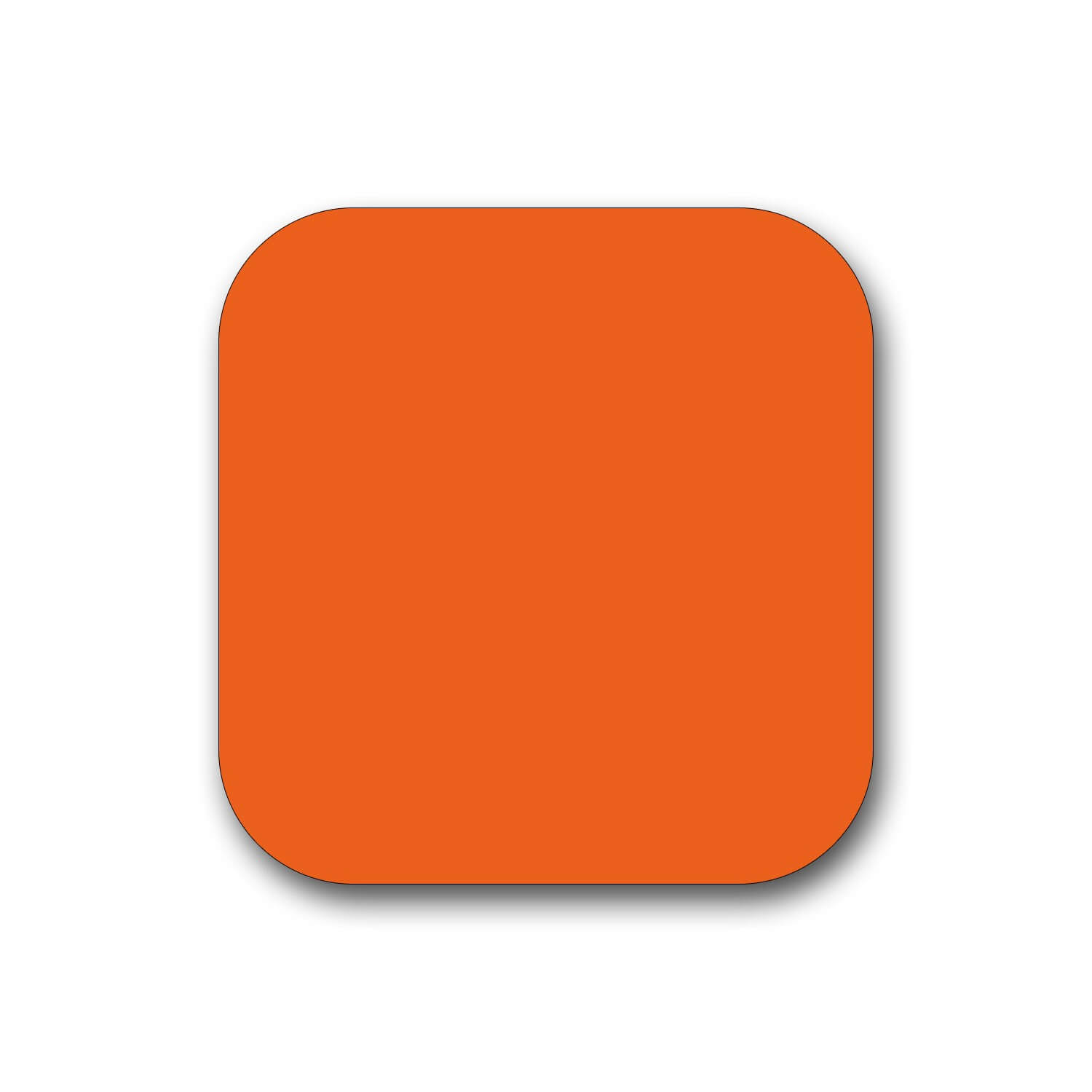 100 Orange Spine Labels