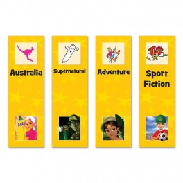 Junior Genre Shelf Divider Signs 200mm x 80mm