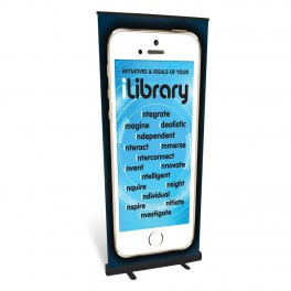 iLibrary Initiatives &amp; Ideals Roll Up Banner