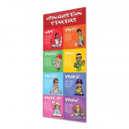 Open Question Starters Indoor Banner 720mm x 1440mm