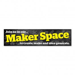 Makerspace Indoor Banner (Landscape)